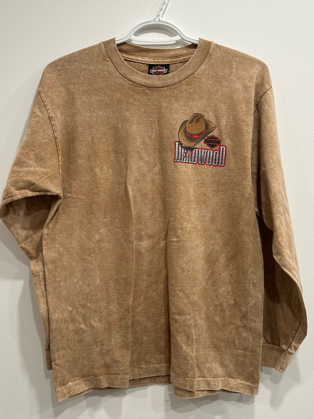 Men's Long Sleeve Logo Sweater - Brown